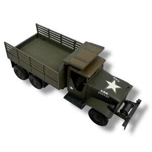 Vintage CCKW Dump Truck Military Display Vehicle Plastic 1:72 Scale Model Built